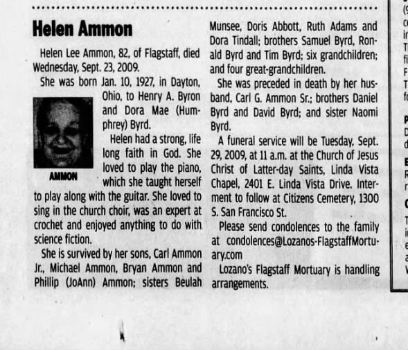 Clipping from Arizona Daily Sun